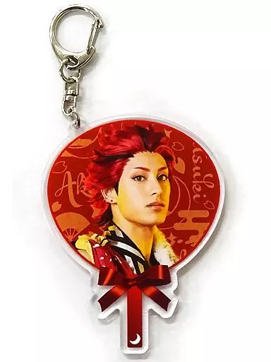武子直輝(鬼龍紅郎) トレーディングミニうちわ型キーホルダー 「『あんさんぶるスターズ!エクストラ・ステージ』～Destruction × Road～」 タワーレコード限定グッズ