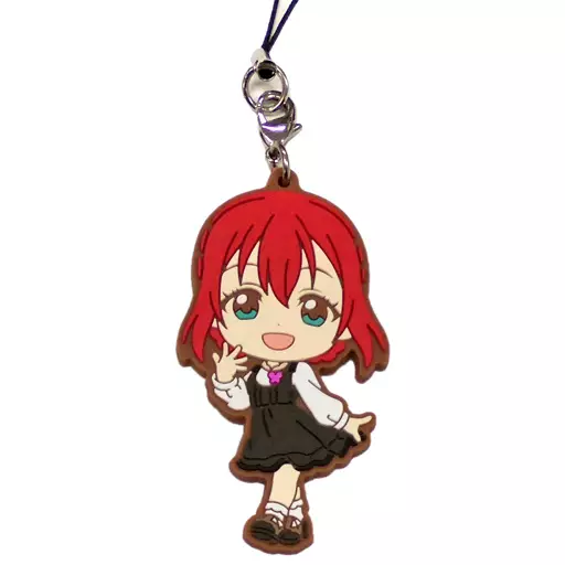 黒澤ルビィ 劇場版私服衣装ver.ラバーストラップ きゅんキャラいらすとれーしょんず 「一番くじ ラブライブ!サンシャイン!!～Aqours 晴れ着 Collection～」 N賞