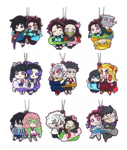 全9種セット 「鬼滅の刃 キャラばんちょうこう ラバーマスコット 肆ノ型」