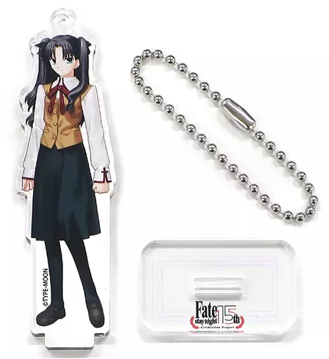 遠坂凛(制服) アクリルマスコット 「TYPE-MOON展 Fate/stay night -15年の軌跡-」