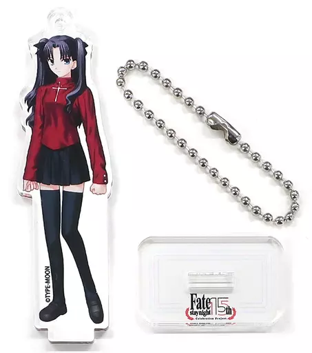 遠坂凛(私服) アクリルマスコット 「TYPE-MOON展 Fate/stay night -15年の軌跡-」