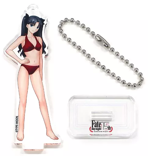 遠坂凛(水着) アクリルマスコット 「TYPE-MOON展 Fate/stay night -15年の軌跡-」