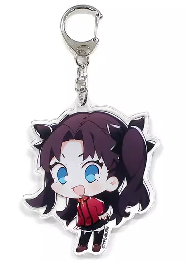 遠坂凛 描き下ろしミニキャラ アクリルキーホルダー vol.1 「TYPE-MOON展 Fate/stay night -15年の軌跡-」