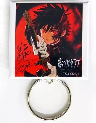 終わりのセラフ　スペシャル缶キーホルダー　JF2020 非売品 駿河屋 -<中古>終わりのセラフ SQ.JF2020 オリジナル缶
