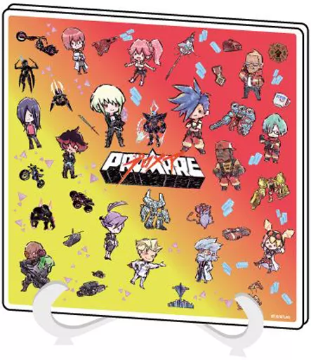 プロメア アクリルボード 駿河屋 -<中古>01.ちりばめデザイン グラフアートデザイン アクリル