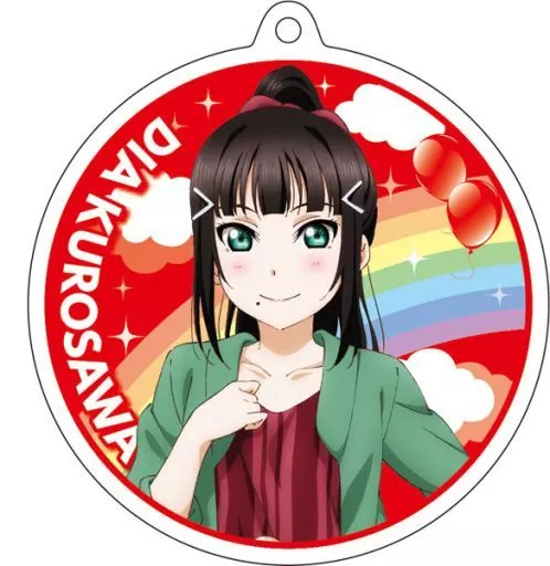黒澤ダイヤ(私服ver) リフレクションキーホルダー 「ラブライブ!サンシャイン!! The School Idol Movie Over the Rainbow」