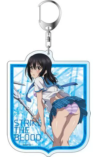 B.姫柊雪菜(ブルー) デカキーホルダー 「ストライク・ザ・ブラッドIV」