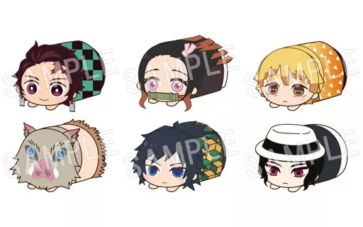 全6種セット 「鬼滅の刃 まめころりん ぬいぐるみマスコット」