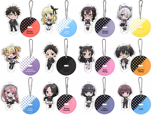 全12種セット 「寄宿学校のジュリエット スタンド付きアクリルキーホルダーコレクション」