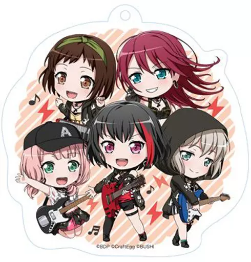 Afterglow ねんどろいどぷらす ユニットアクリルキーチェーン 「BanG Dream! ガールズバンドパーティ!」