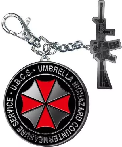 U.B.C.S. メタルキーホルダー 「バイオハザード RE：3」（本体不備（中））