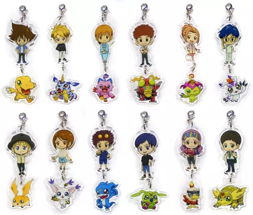 全12種セット 「デジモンアドベンチャー LAST EVOLUTION 絆 つながる絆チャーム」 劇場グッズ