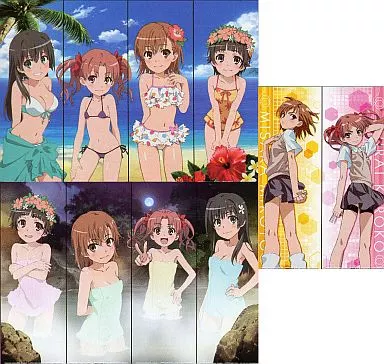 ポスター(アニメ)　全10種セット とある科学の超電磁砲 Bポスター入浴剤 駿河屋 -<中古>全10種セット とある科学の超電磁砲 Bポスター