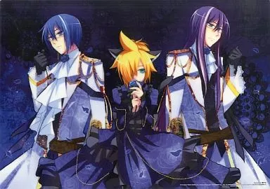 ポスター（アニメ）　バナナイス(鏡音レン＆KAITO＆神威がくぽ) A3クリアポスター 「アルバム EXIT TUNES PRESENTS Vocalonation feat. 初音ミク」 アニメイト購入特典