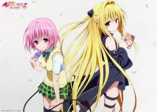 To LOVEる-とらぶる-金色の闇 A3クリアポスター　3枚セット④ ☆ To LOVEる とらぶる 15周年記念原画展 A3クリアポスター 金色