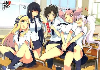 A3クリアポスター B:国立半蔵学院 「閃乱カグラ -少女達の真影-」_image