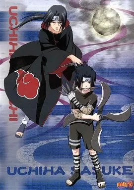 駿河屋 -<中古>クリアポスター イタチ＆サスケ 「NARUTO-ナルト