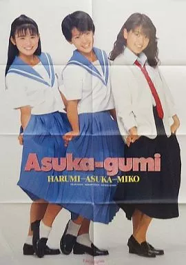 B2ポスター(八つ折) Asuka-gumi 「花のあすか組!」 月刊ニュータイプ1988年9月号付録_image