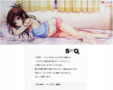 ToLOVEるダークネス　結城美柑　等身大添い寝ポスター　作者直筆サイン入り 駿河屋 -<中古>[当選通知書付] 添い寝ポスター 結城美柑 「To LOVEる
