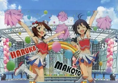 春香＆真 「ジャンボカードダス アイドルマスター クリアminiポスター STAGEPRODUCE」