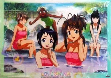 駿河屋 -<中古>A2クリアポスター 集合(温泉) 「ラブひな」（アニメ）