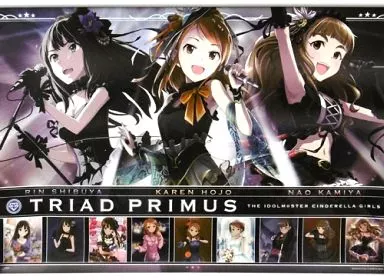 A3壁かけ式ギャラリー スペシャルver. PART2 渋谷凛＆北条加蓮＆神谷奈緒 「一番くじ アイドルマスターシンデレラガールズ」 ダブルチャンスキャンペーン