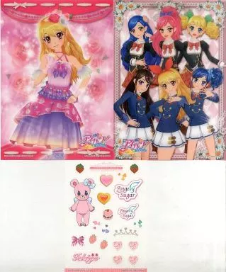 アイカツ! 一番くじぷち　C賞 クリアポスター＆デコレーションステッカー　6種 アイカツ! 一番くじぷち C賞 クリアポスター＆デコレーション