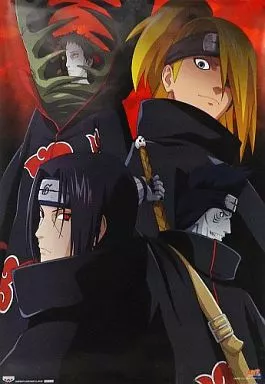 イタチ＆鬼鮫＆デイダラ＆ゼツ 「ポスデル NARUTO-ナルト- 疾風伝 リミテッドポスター」