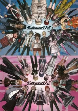 ダンガンロンパ1・2 Reload A3ミニクリアポスター2枚セット アニメイトガールズフェスティバル2013グッズ