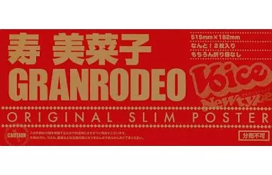 寿美菜子＆GRANRODEO オリジナルスリムポスター(2枚入り) VOICE Newtype No.038付録_image