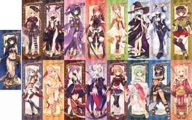 スティックポスターセット(17枚組) 「ダンジョントラベラーズ2 王立図書館とマモノの封印」 C83グッズ_image