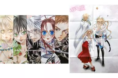 B2両面ポスター(八つ折) 「トリニティ・ブラッド/ZONE-00」 月刊Asuka 2007年6月号付録_image