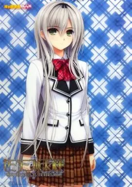 A3クリアポスター 章辺映瑠 「PCソフト セミラミスの天秤」 予約者対象配布イベント品