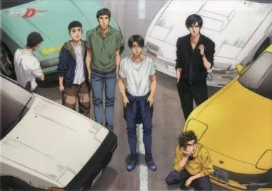 A3クリアポスター 集合(6人) 「新劇場版 頭文字D スペシャルイベント～覚醒～」イベントオリジナルグッズ