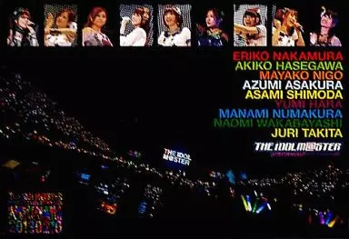 B2クリアポスター 集合 「Blu-ray BOX アイドルマスター MUSIC FESTIV＠L OF WINTER!!」 アニメイト特典