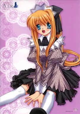 駿河屋 -<中古>AIR 神尾観鈴(メイド服) 「Key クリアポスター