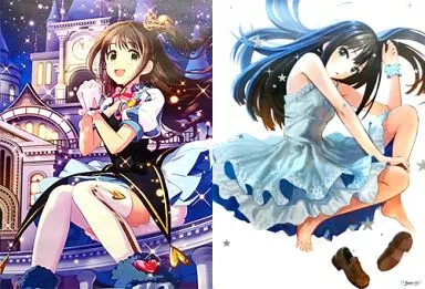 B2リバーシブルポスター 島村卯月/渋谷凛 「Blu-ray/DVD アイドルマスター シンデレラガールズ 第1巻」 先着購入特典