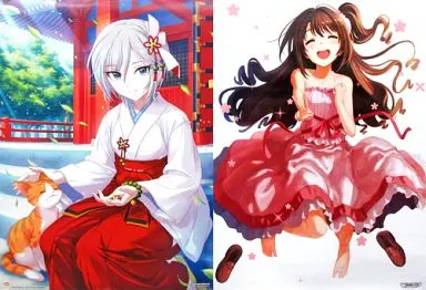 B2リバーシブルポスター アナスタシア/島村卯月 「Blu-ray/DVD アイドルマスター シンデレラガールズ 第2巻」 先着購入特典