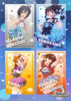 3Dポスター 春香＆真＆奈緒＆可奈 「アイドルマスター ミリオンライブ!×ローソン」 レシートIDキャンペーン当選品