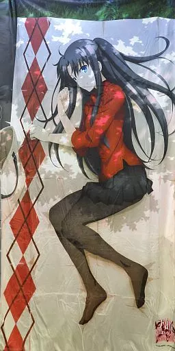 ポスター(アニメ)　超ビッグ布ポスター(イラストカード付き) 遠坂凛(ロンドンver.) 「Fate/stay night [Unlimited Blade Works]」 C89グッズ