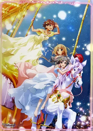 B2クリアポスター 未央＆蘭子＆杏 「アイドルマスター シンデレラガールズ」 C89グッズ