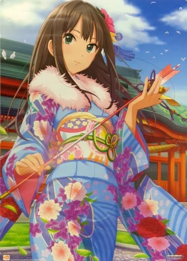 B2リバーシブルポスター 渋谷凛/緒方智絵里＆三村かな子 「Blu-ray/DVD アイドルマスター シンデレラガールズ 第7巻」 先着購入特典
