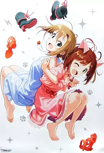 B2リバーシブルポスター 緒方智絵里/多田李衣菜＆前川みく 「Blu-ray/DVD アイドルマスター シンデレラガールズ 第8巻」 先着購入特典