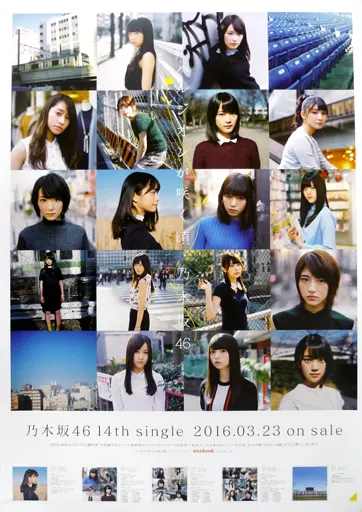 駿河屋 -<中古>B2販促ポスター 乃木坂46 「CD ハルジオンが咲く頃