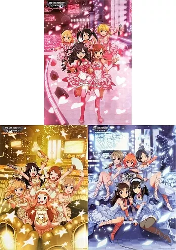 A3クリアポスター3枚セット 「CD アイドルマスター シンデレラガールズ jewelries! シリーズ第3弾」 アニメイト3作連動購入特典