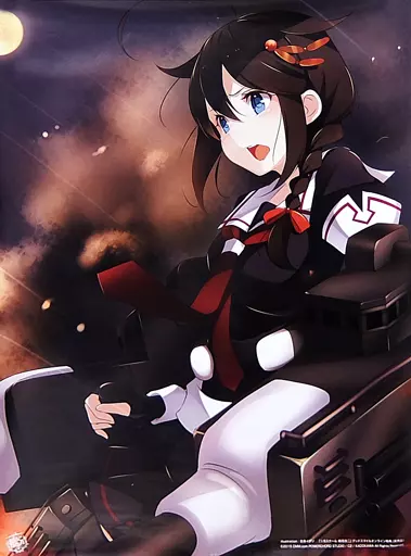 描き下ろしB2ポスター 時雨改二 「艦隊これくしょん～艦これ～ 時雨改二 1/8 ABS＆非フタル酸系PVC製塗装済み完成品」 GOODSMILE ONLINE SHOP予約特典