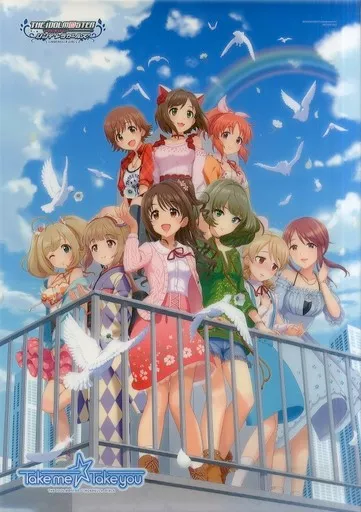 A3クリアポスター アイドルマスター シンデレラガールズ 「CD THE IDOLM＠STER CINDERELLA MASTER Take me☆Take you」 アニメイト購入特典