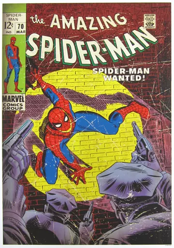 ポスター スパイダーマン(コミック) 「スパイダーマン」 マーベル展グッズ_image