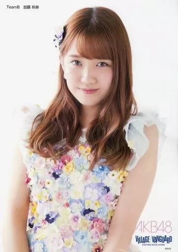 A3ポスター 加藤玲奈 「AKB48×ヴィレッジヴァンガード」 2017年バレンタインコラボグッズ_image