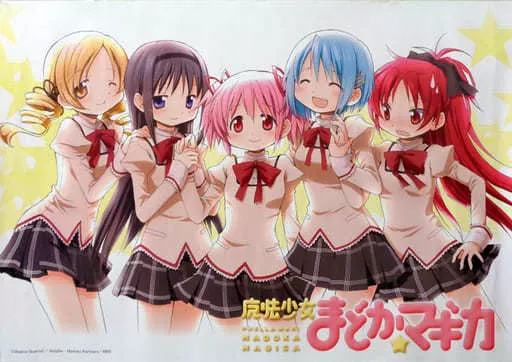 集合 B1ポスター 「魔法少女まどか☆マギカ×EXILIM(コンパクトデジタルカメラ)」 予約特典_image